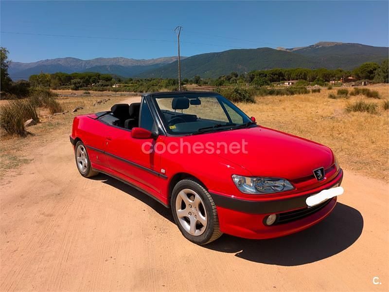 Rojo Usado 2002 Peugeot 306 Cabriolet Descapotable | 3900 € - Imagen 1/4