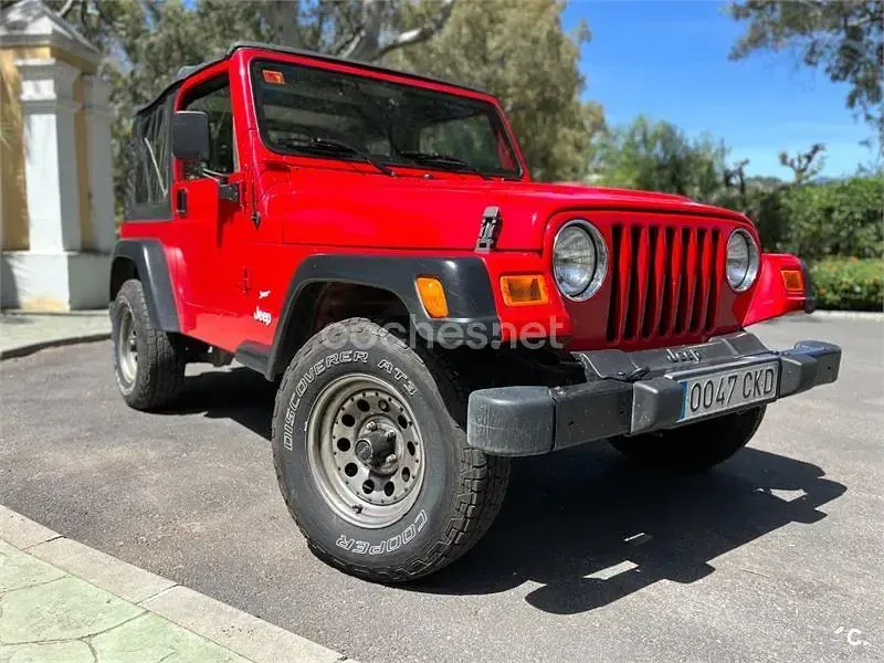 Usado Jeep Wrangler 118 CV (86 kW) 2003 Rojo SUV