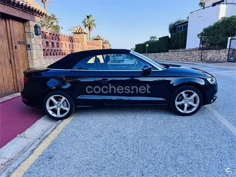 Usado Audi A3 Cabriolet 150 CV (110 kW) 2015 Negro Descapotable