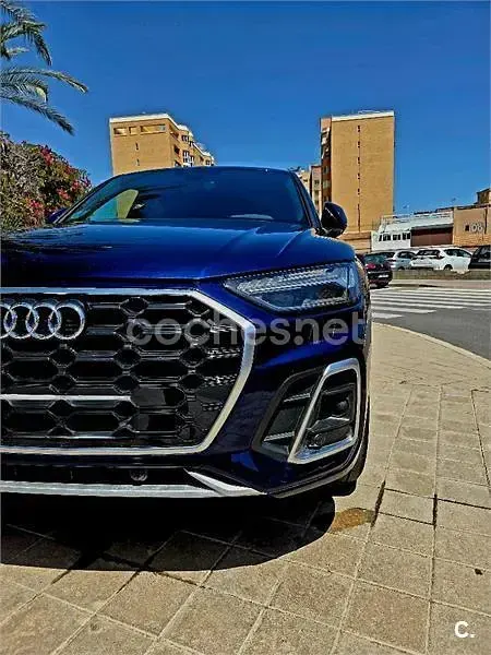 Usado Audi Q5 S-Line 204 CV (150 kW) 2021 Azul SUV