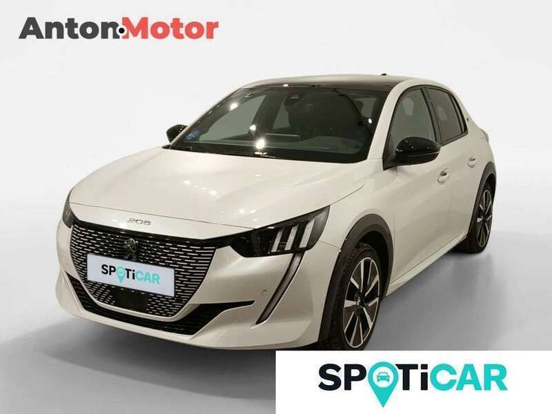 Blanco Usado 2020 Peugeot e-208 GT-line Utilitario | 16.900 € (Precio justo) - Imagen 1/4