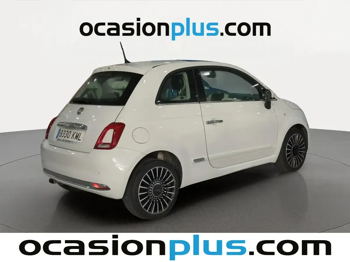 Usado Fiat 500 Lounge 69 CV (50 kW) 2018 Blanco Utilitario