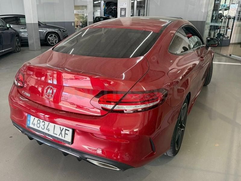 Usado Mercedes C200 184 CV (135 kW) 2022 Rojo Coupe