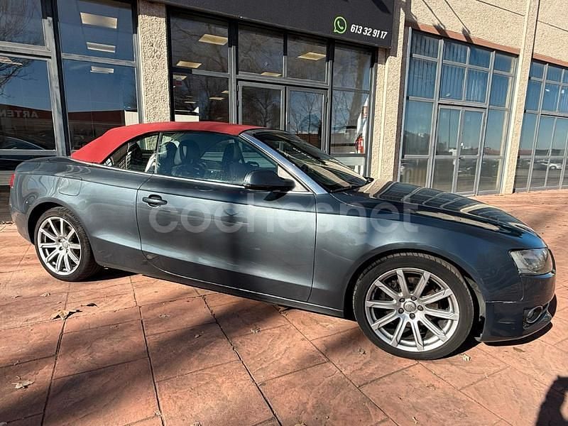 Usado Audi A5 Cabriolet 170 CV (125 kW) 2010 Gris / plata Descapotable