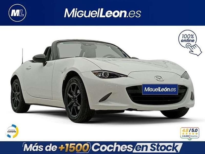 Usado Mazda MX5 131 CV (96 kW) 2019 Blanco Descapotable