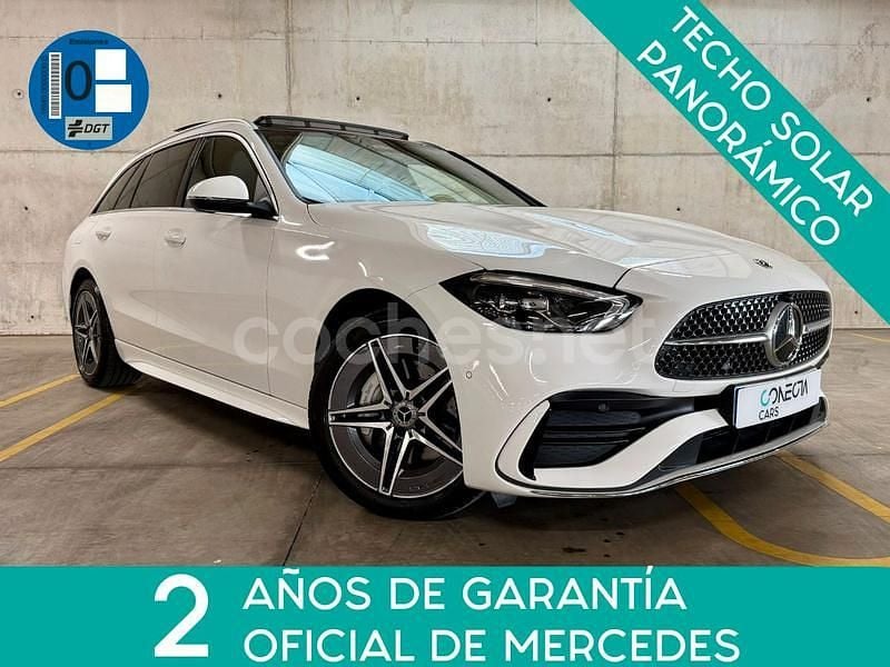 Blanco Usado 2024 Mercedes C300e Familiar | 45.900 € (Precio justo) - Imagen 1/4