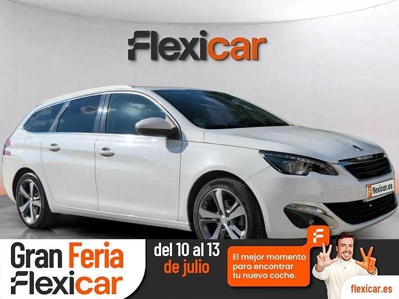 Blanco Usado 2015 Peugeot 308 Allure Familiar | 8490 € (Precio justo) - Imagen 1/4