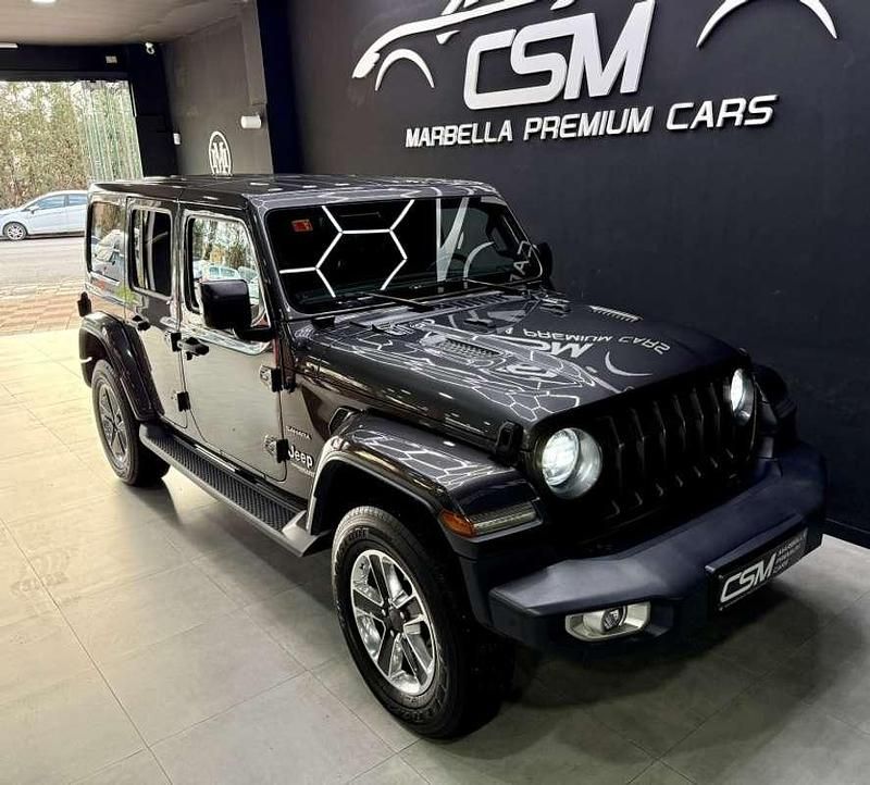 Usado Jeep Wrangler Unlimited Sahara 200 CV (147 kW) 2019 Gris SUV