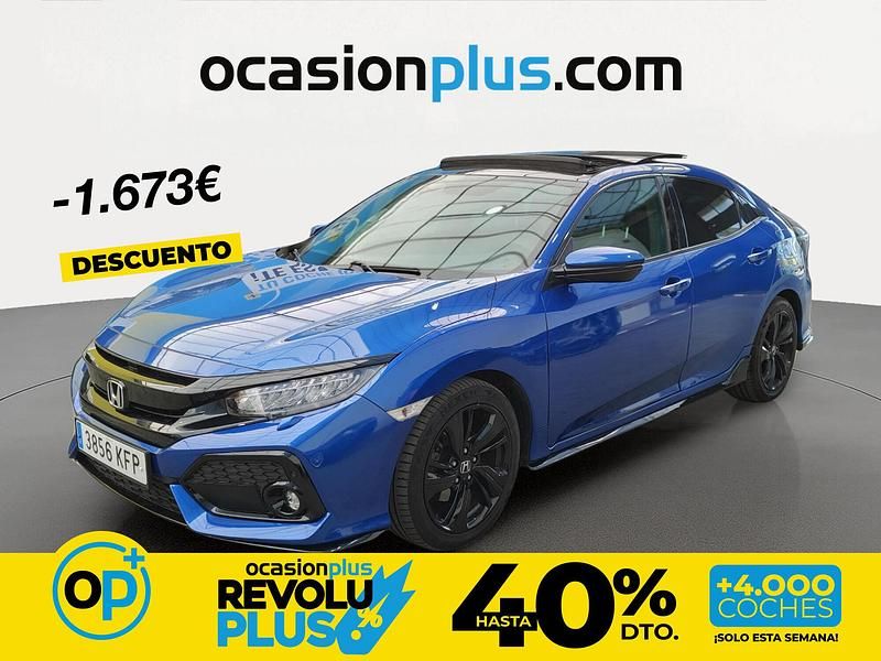 Usado Honda Civic Sport Plus 182 CV (133 kW) 2017 Azul Berlina