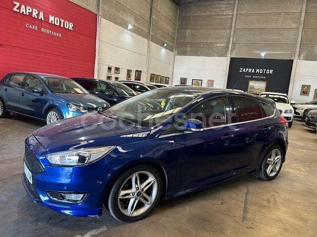 Azul Usado 2017 Ford Focus Titanium Berlina | 12.500 € (Precio justo) - Imagen 1/4