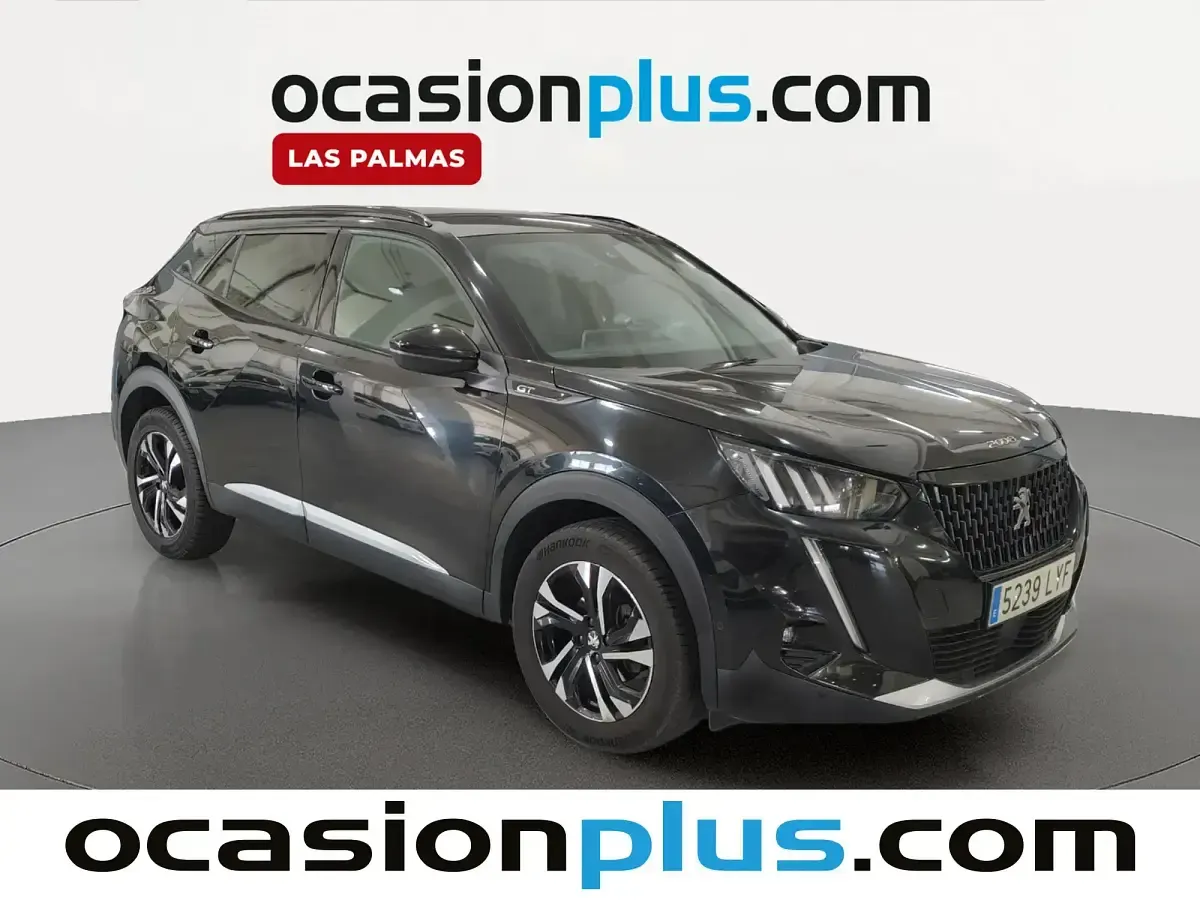 Usado Peugeot 2008 GT 130 CV (95 kW) 2022 Negro SUV