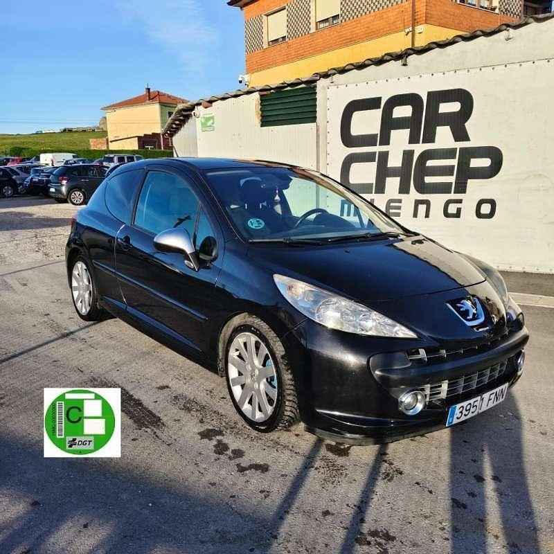 Usado Peugeot 207 Sport 120 CV (88 kW) 2007 Negro Utilitario