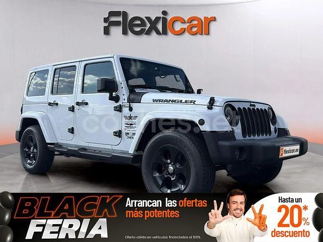 Blanco Usado 2018 Jeep Wrangler Unlimited Sahara SUV | 42.990 € - Imagen 1/4