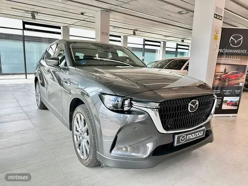 Usado Mazda CX-60 Exclusive-Line 327 CV (240 kW) 2024 Gris SUV