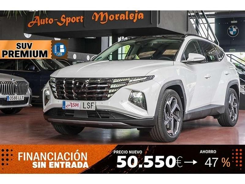 Blanco Usado 2021 Hyundai Tucson Style SUV | 24.900 € (Precio justo) - Imagen 1/4