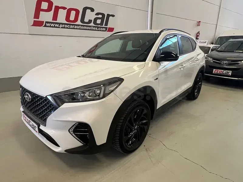 Usado Hyundai Tucson N Line 136 CV (100 kW) 2020 Blanco SUV
