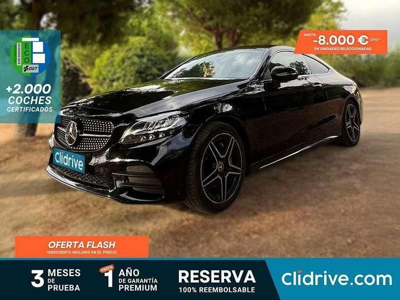 Negro Usado 2022 Mercedes C200 Coupe | 34.590 € - Imagen 1/3
