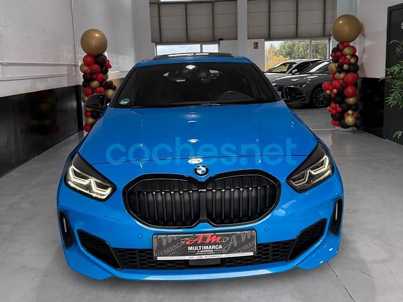 Azul Usado 2021 BMW 128 M Performance Berlina | 33.900 € (Precio justo) - Imagen 1/4