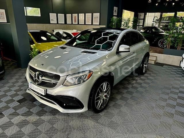 Usado Mercedes GLE63 AMG 585 CV (430 kW) 2018 Gris / plata Coupe