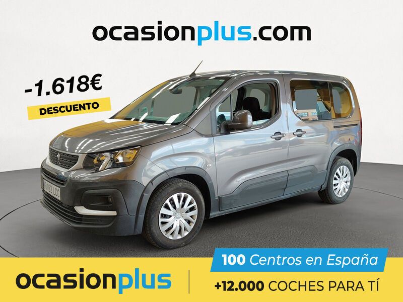 Gris Usado 2019 Peugeot Rifter Active Monovolumen | 17.800 € (Precio justo) - Imagen 1/4