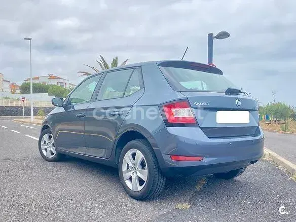 Usado Skoda Fabia Active 95 CV (69 kW) 2019 Gris / plata Utilitario