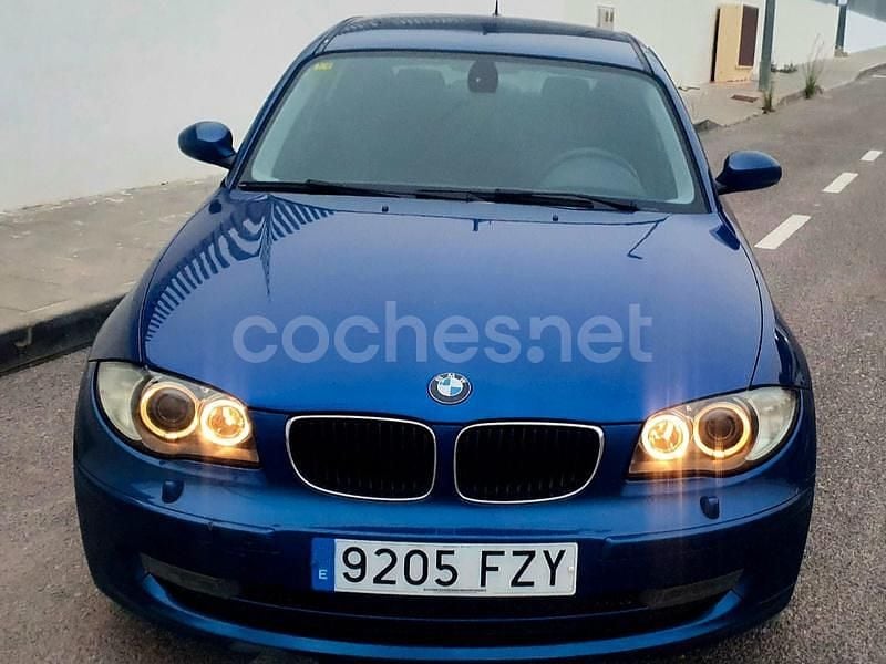 Usado BMW 116 122 CV (89 kW) 2008 Azul Utilitario