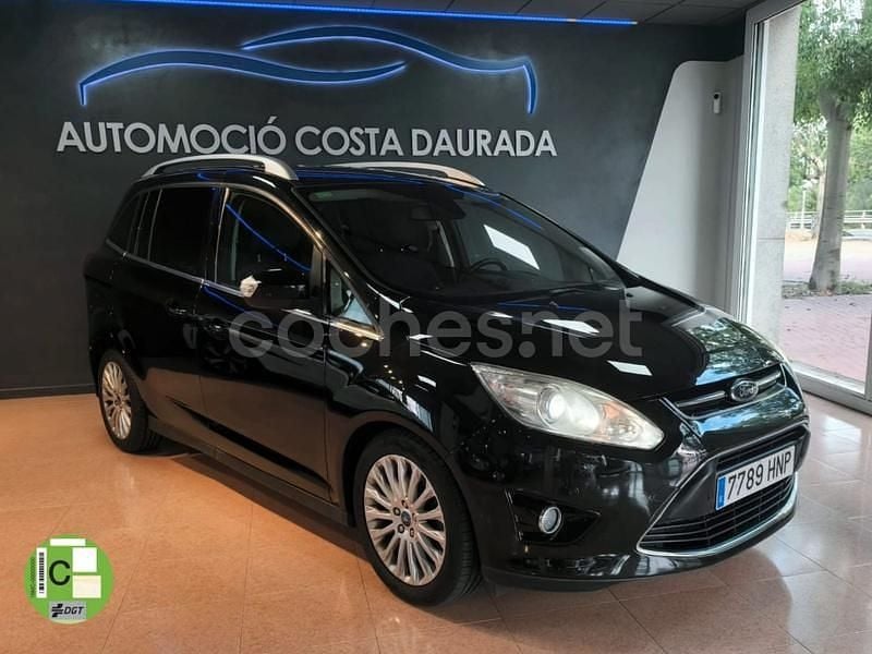 Negro Usado 2013 Ford Grand C-Max Titanium Monovolumen | 10.700 € (Un poco caro) - Imagen 1/4
