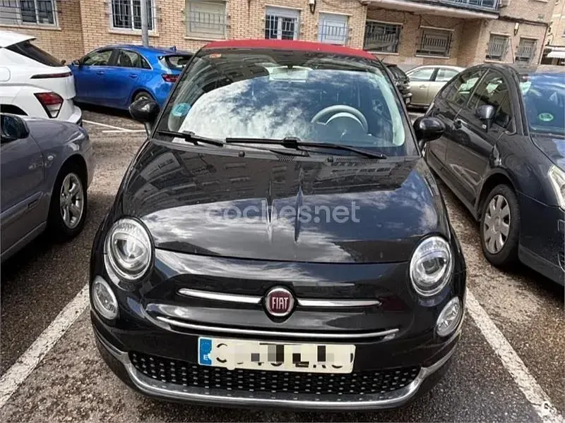 Usado Fiat 500C Dolcevita 70 CV (51 kW) 2021 Negro Descapotable