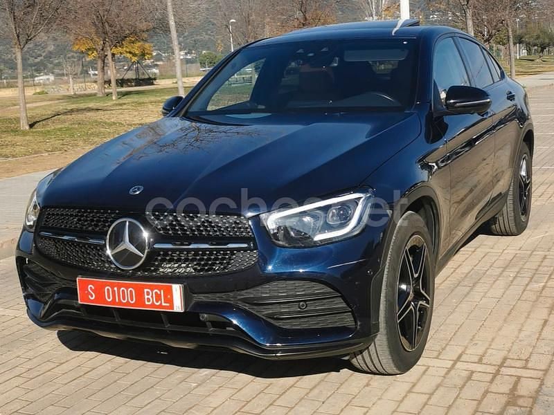 Azul Usado 2021 Mercedes GLC220 Coupe | 42.995 € (Buen precio) - Imagen 1/4