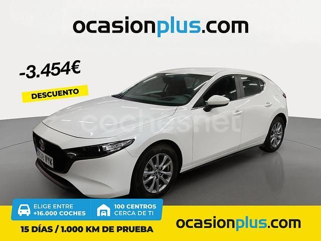 Blanco Usado 2025 Mazda 3 Prime-Line Berlina | 23.590 € (Precio justo) - Imagen 1/4