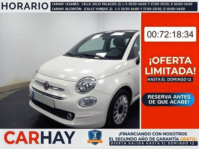 Usado Fiat 500 Lounge 69 CV (50 kW) 2019 Blanco Berlina