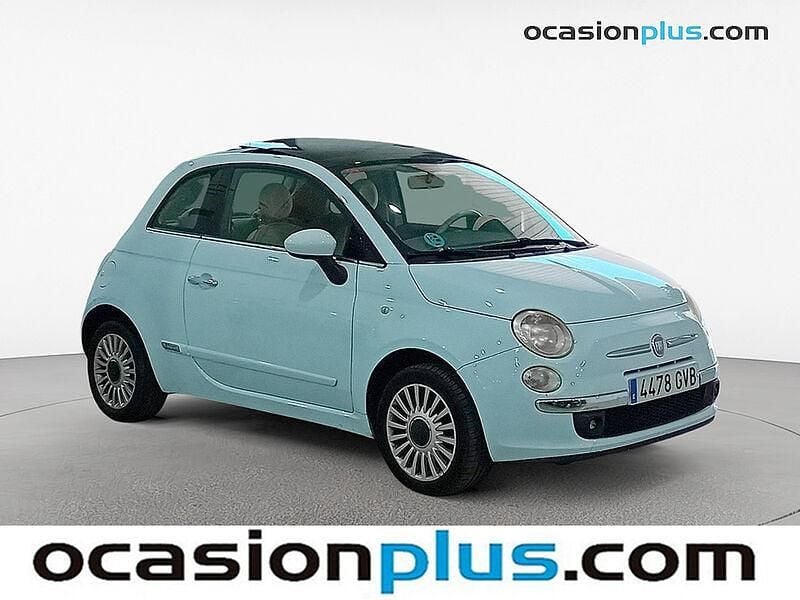 Usado Fiat 500 Lounge 101 CV (74 kW) 2010 Azul Utilitario