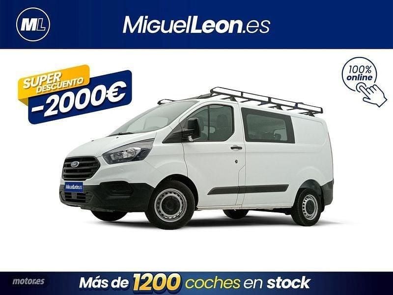Blanco Usado 2021 Ford Transit Familiar | 23.985 € (Precio justo) - Imagen 1/3