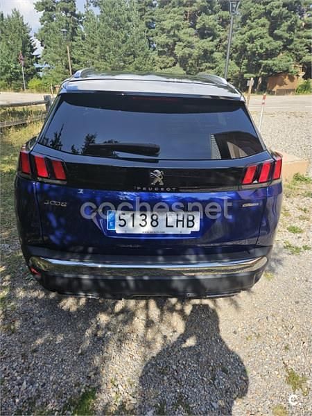 Usado Peugeot 3008 GT-line 130 CV (95 kW) 2020 Azul SUV