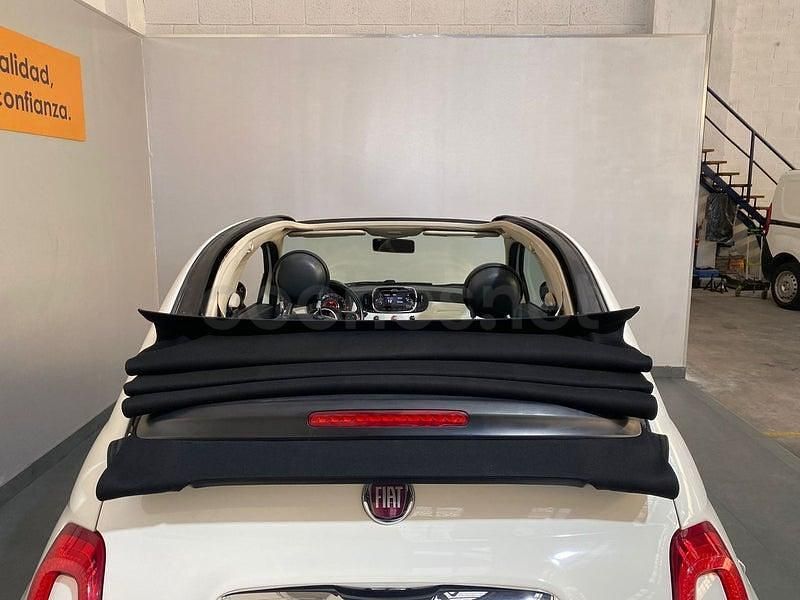 Usado Fiat 500C Lounge 69 CV (50 kW) 2016 Beige Descapotable