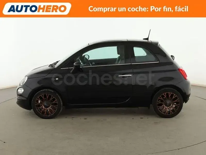 Usado Fiat 500 Collezione 69 CV (50 kW) 2019 Negro Berlina