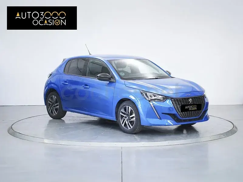 Usado Peugeot 208 Allure 100 CV (73 kW) 2023 Azul Utilitario