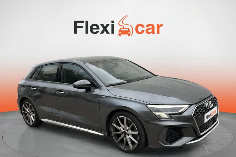 Gris Usado 2020 Audi A3 Sportback S-Line Berlina | 21.190 € (Precio justo) - Imagen 1/4