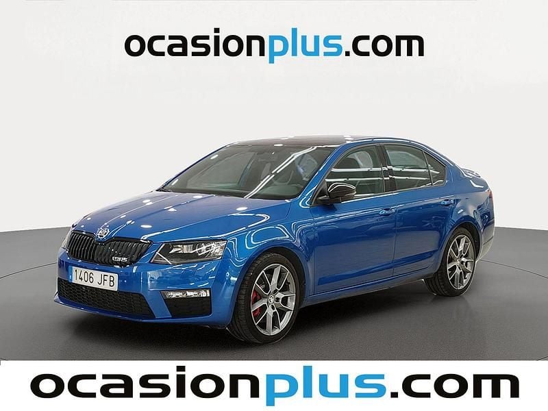 Usado Skoda Octavia RS 184 CV (135 kW) 2015 Azul Utilitario