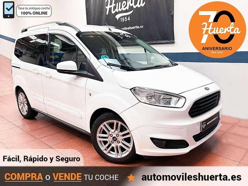 Blanco Usado 2017 Ford Tourneo Courier Titanium Monovolumen | 11.300 € (Precio justo) - Imagen 1/4