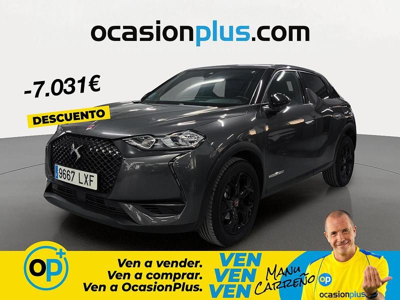 Usado DS Automobiles DS3 Crossback Performance 110 CV (80 kW) 2022 Gris SUV
