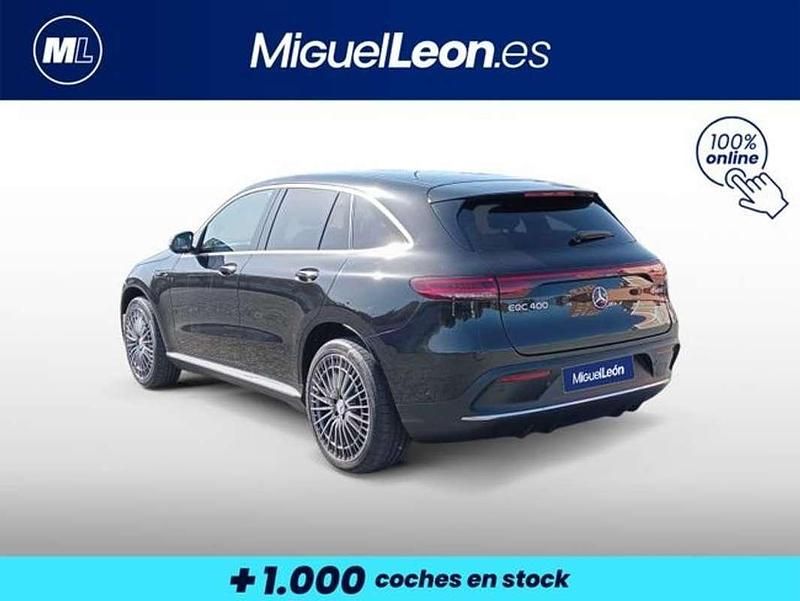 Usado Mercedes EQC400 300 kW (408 CV) 2021 Negro SUV