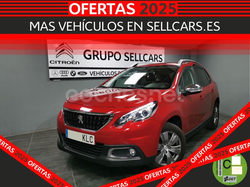 Rojo Usado 2018 Peugeot 2008 Style SUV | 11.890 € (Precio justo) - Imagen 1/4