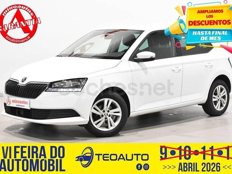 Usado Skoda Fabia Ambition 95 CV (69 kW) 2021 Blanco Berlina