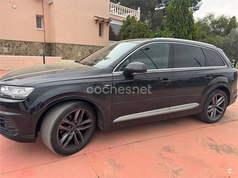 Usado Audi Q7 S-Line 272 CV (200 kW) 2017 Negro SUV