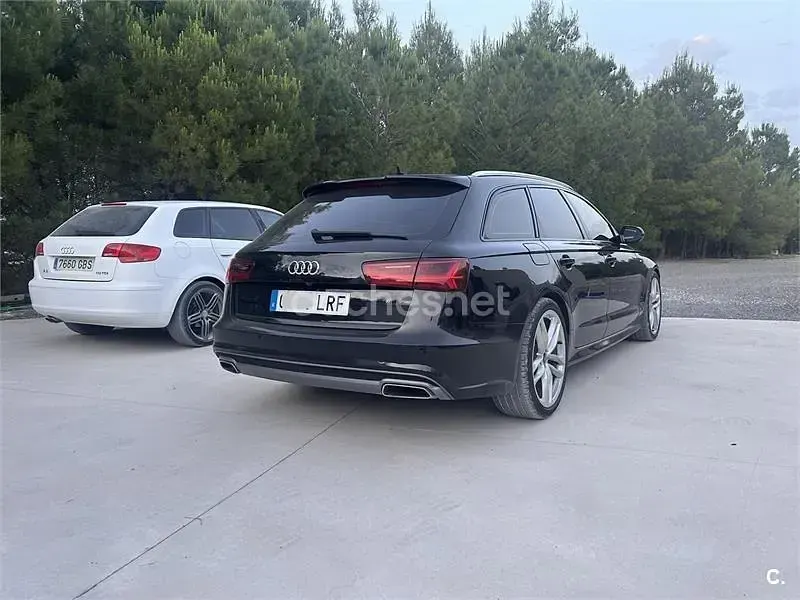 Usado Audi A6 S-Line 272 CV (200 kW) 2016 Negro Familiar