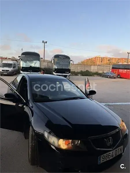 Usado Honda Accord Sport 155 CV (114 kW) 2005 Negro Berlina