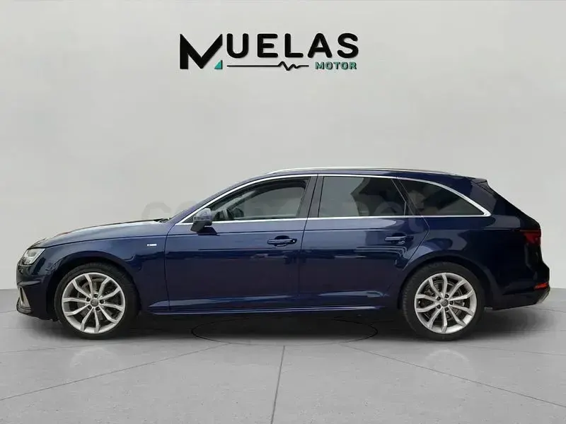 Usado Audi A4 S-Line 150 CV (110 kW) 2019 Azul Familiar