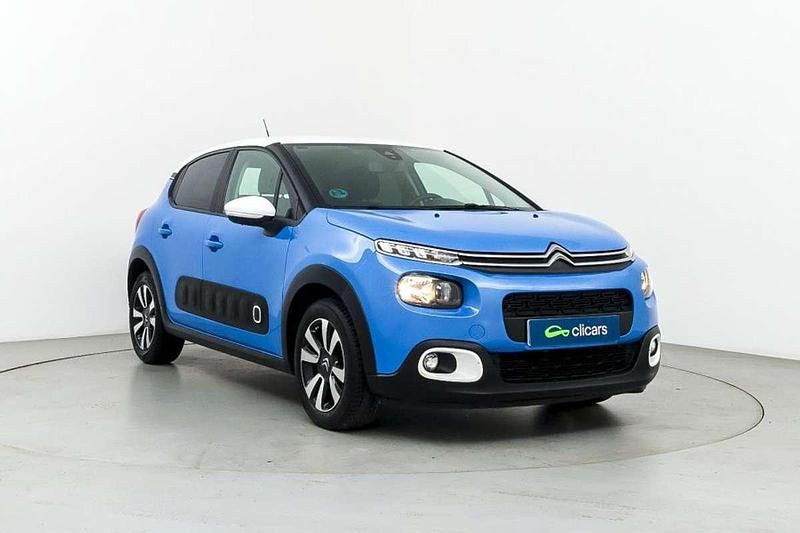 Usado Citroën C3 Feel 110 CV (80 kW) 2019 Azul Utilitario
