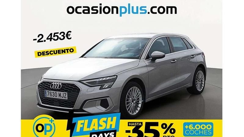 Usado Audi A3 Sportback Advanced 110 CV (80 kW) 2023 Plateado Utilitario